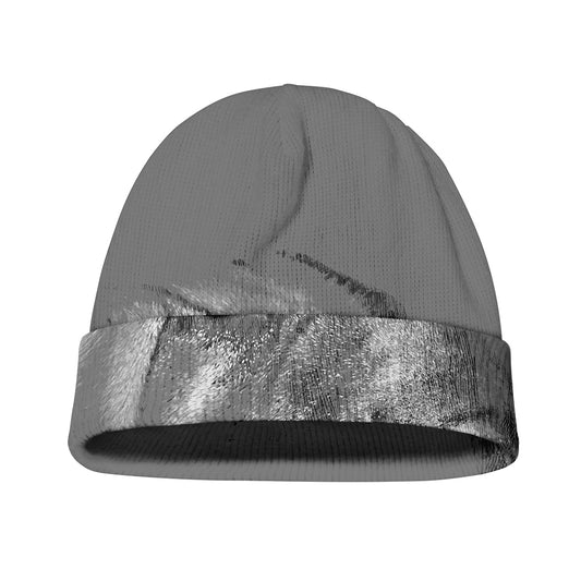 Monochrome Shar Pei Print Beanie
