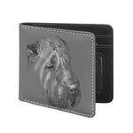 Monochrome Shar Pei Print Bifold Wallet