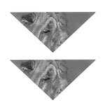 Monochrome Shar Pei Print Dog Bandana