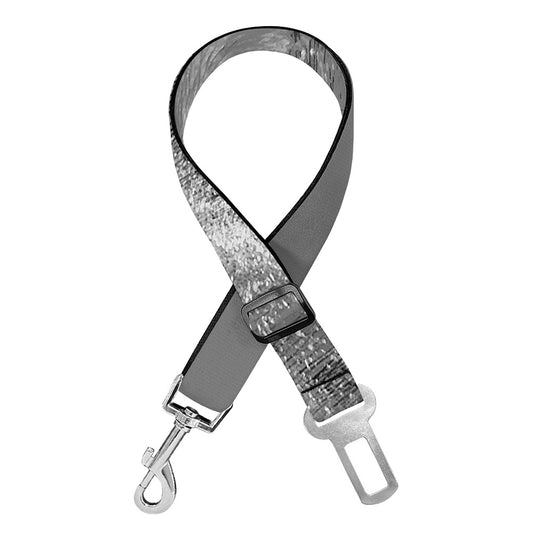 Monochrome Shar Pei Print Dog Seat Belt