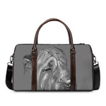 Monochrome Shar Pei Print Duffle Bag