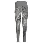 Monochrome Shar Pei Print High-Waisted Pocket Leggings