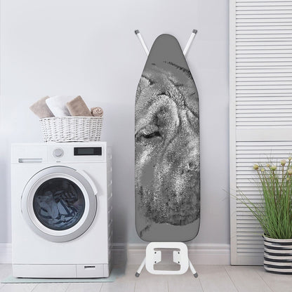 Monochrome Shar Pei Print Ironing Board Cover