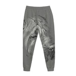 Monochrome Shar Pei Print Jogger Pants