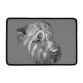 Monochrome Shar Pei Print Kitchen Mat