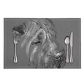 Monochrome Shar Pei Print Placemat