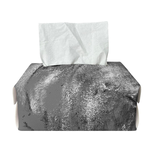 Monochrome Shar Pei Print Rectangle Tissue Box Cover
