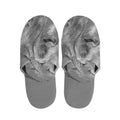 Monochrome Shar Pei Print Slippers