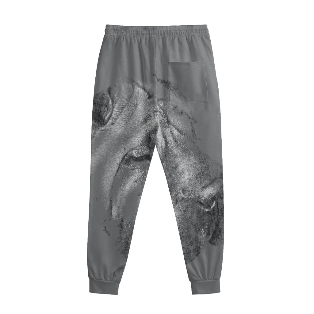 Monochrome Shar Pei Print Sweatpants