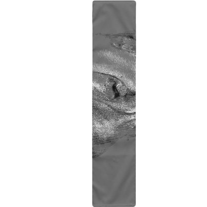 Monochrome Shar Pei Print Table Runner