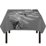 Monochrome Shar Pei Print Tablecloth