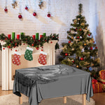 Monochrome Shar Pei Print Tablecloth