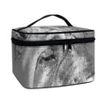 Monochrome Shar Pei Print Travel Makeup Bag