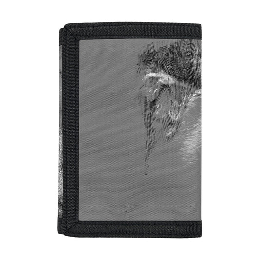 Monochrome Shar Pei Print Trifold Wallet