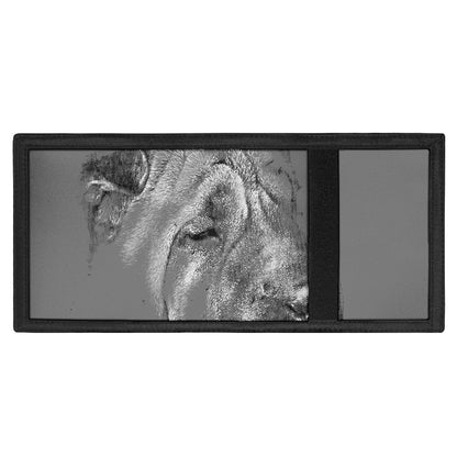 Monochrome Shar Pei Print Trifold Wallet