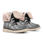 Monochrome Shar Pei Print Winter Boots