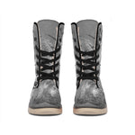 Monochrome Shar Pei Print Winter Boots