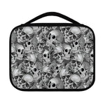 Monochrome Skull Flowers Pattern Print Classic Bible Case