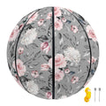 Monochrome Spring Floral Print Basketball