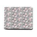 Monochrome Spring Floral Print Bifold Wallet