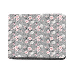 Monochrome Spring Floral Print Bifold Wallet