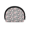 Monochrome Spring Floral Print Coin Purse
