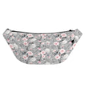 Monochrome Spring Floral Print Fanny Pack