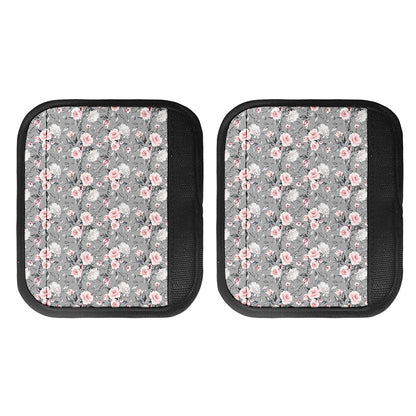 Monochrome Spring Floral Print Handle Covers