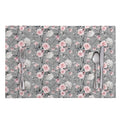 Monochrome Spring Floral Print Placemat