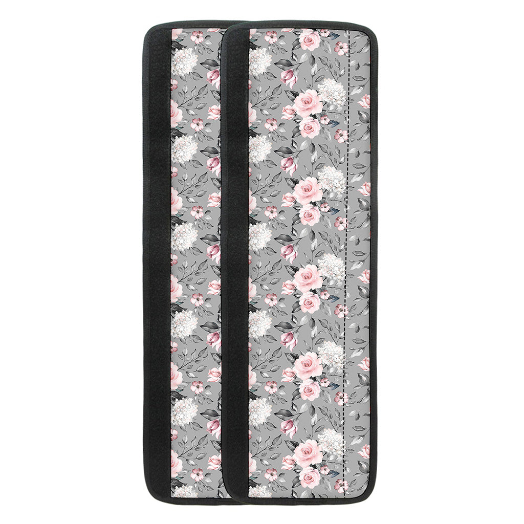 Monochrome Spring Floral Print Refrigerator Handle Covers