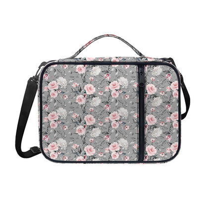 Monochrome Spring Floral Print Shoulder Strap Bible Bag