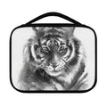 Monochrome Watercolor White Tiger Print Classic Bible Case