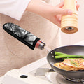 Monochrome Watercolor White Tiger Print Skillet Handle Cover