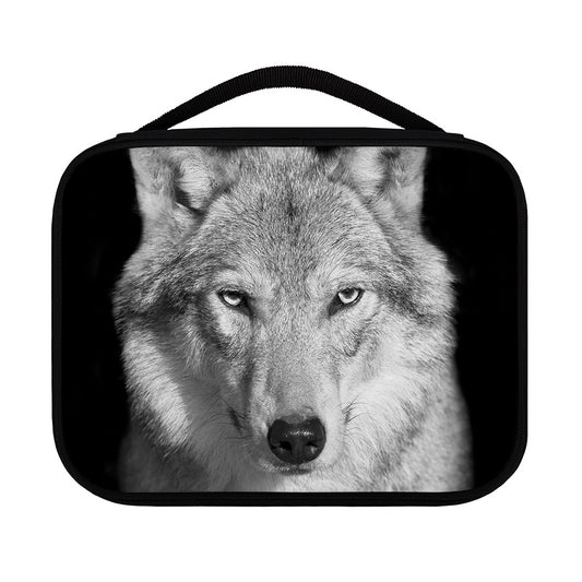 Monochrome Wolf Print Classic Bible Case