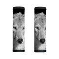 Monochrome Wolf Print Handle Covers