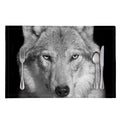 Monochrome Wolf Print Placemat