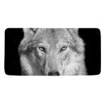 Monochrome Wolf Print Towel