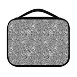 Monochrome Zentangle Pattern Print Classic Bible Case