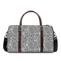 Monochrome Zentangle Pattern Print Duffel Bag