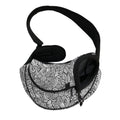 Monochrome Zentangle Pattern Print Pet Sling Carrier