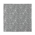 Monochrome Zentangle Pattern Print Silk Bandana