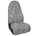 Monochrome Zentangle Pattern Print Waterproof Car Seat Cover