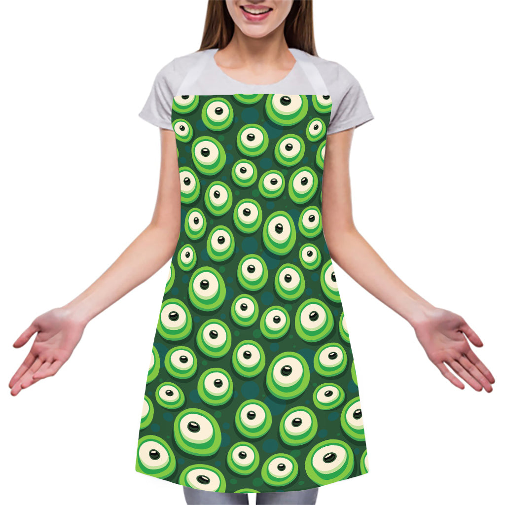Monster Eyes Pattern Print Adjustable Apron