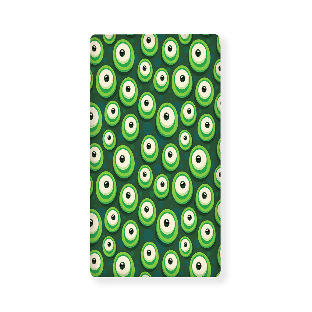 Monster Eyes Pattern Print Baby Crib Sheet