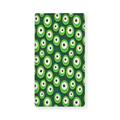 Monster Eyes Pattern Print Baby Crib Sheet
