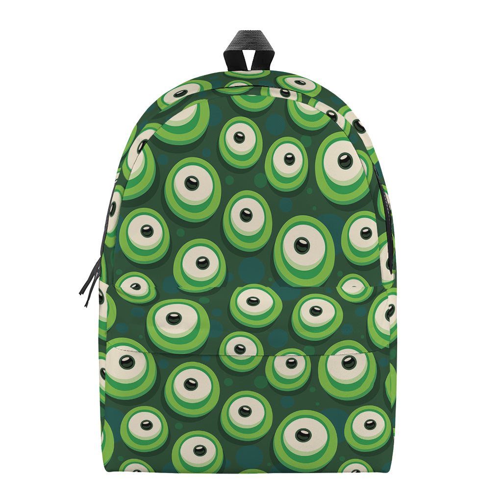 Monster Eyes Pattern Print Backpack