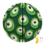 Monster Eyes Pattern Print Basketball