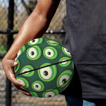 Monster Eyes Pattern Print Basketball