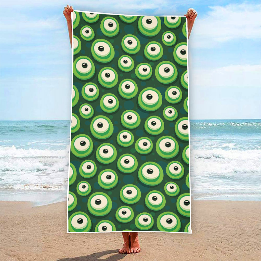 Monster Eyes Pattern Print Beach Towel