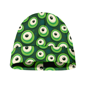 Monster Eyes Pattern Print Beanie